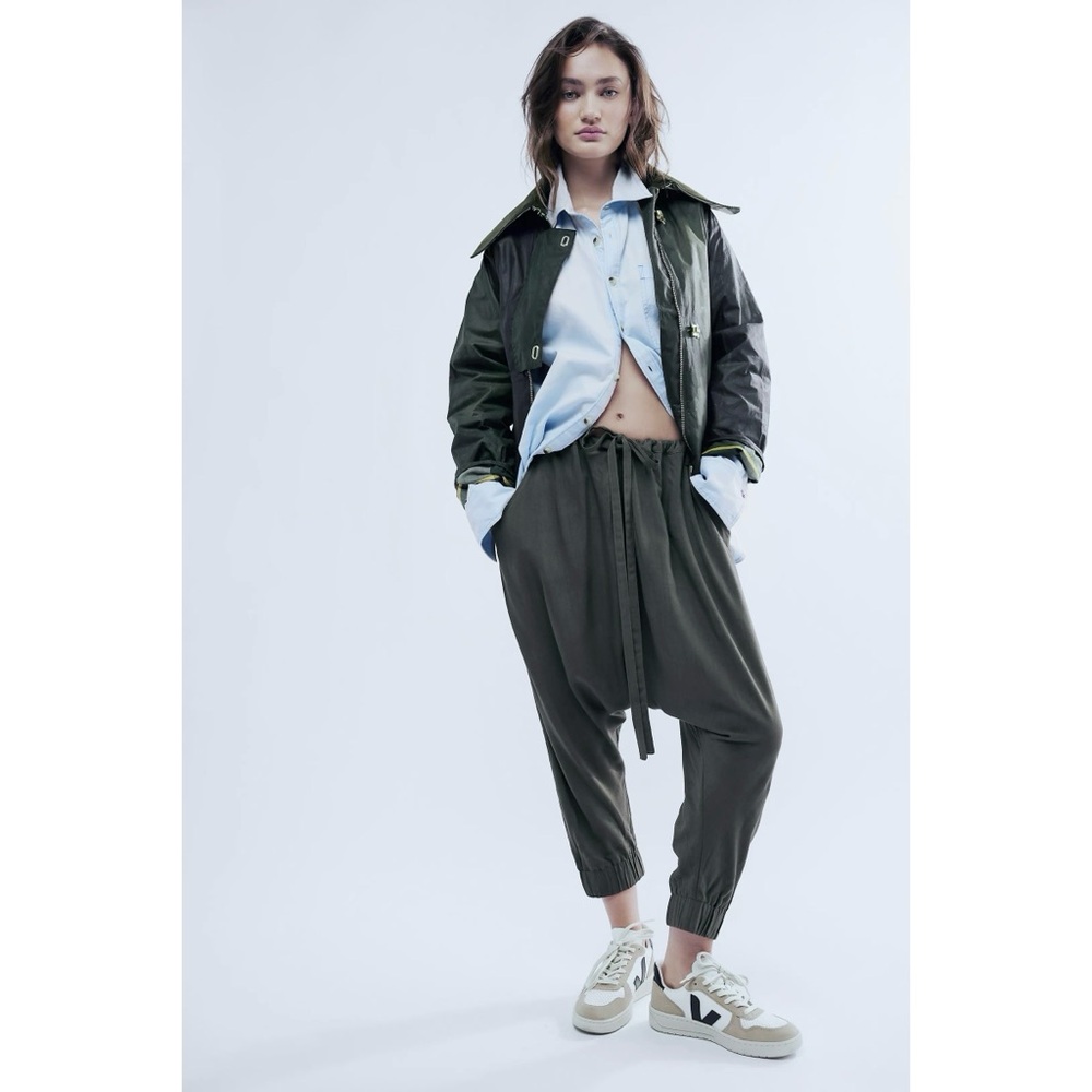 Free People x Nicholas K Jehan Slouchy Dropped Crotch Pants